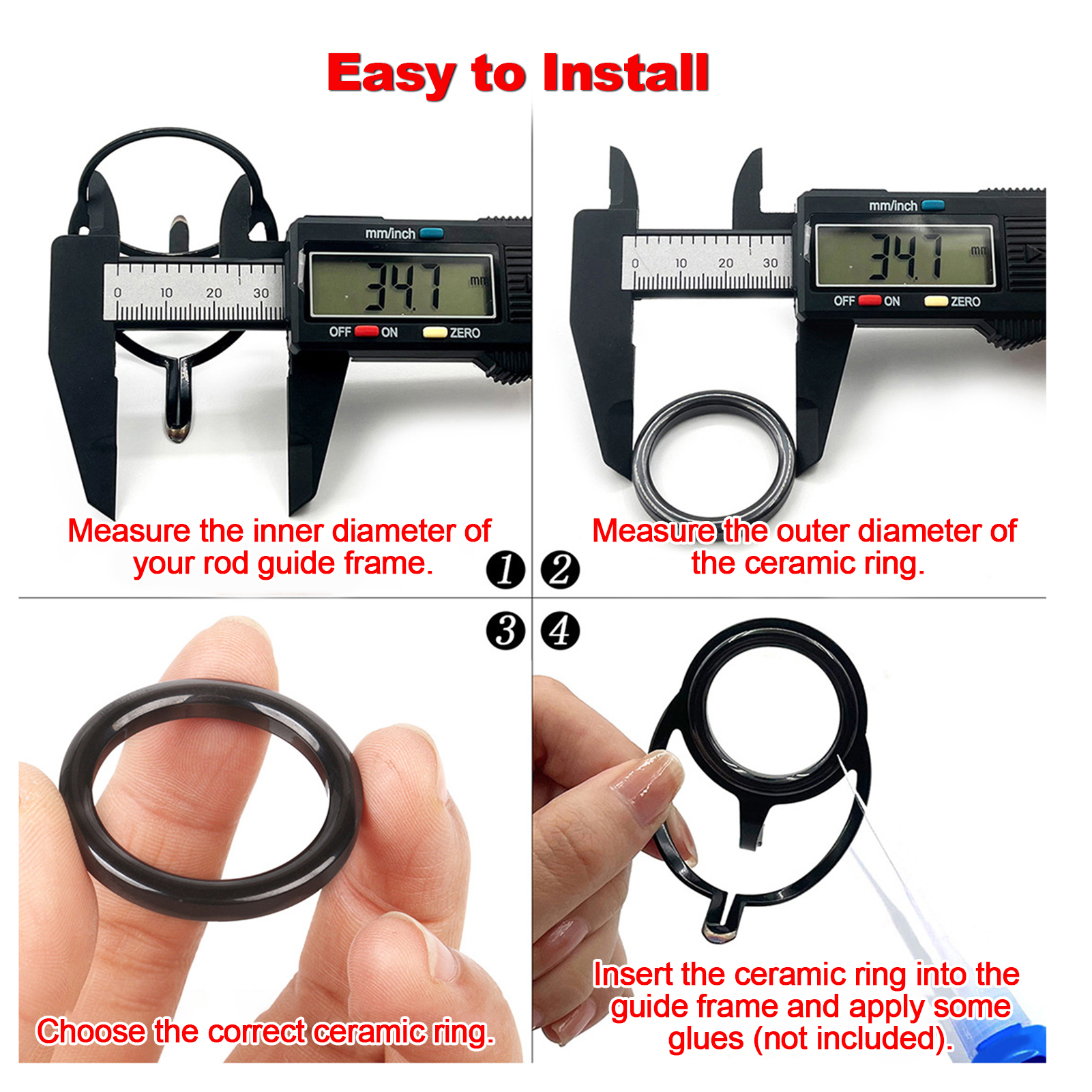 Fishing Rod Guide Repair Kit C – Reel Repair Kit recenzja i cena