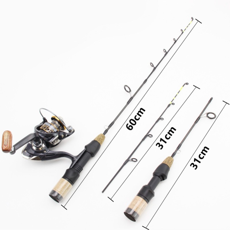 60cm 2 Tips Rod Reel Combos Wi – Ice Fishing Reel recenzja i cena