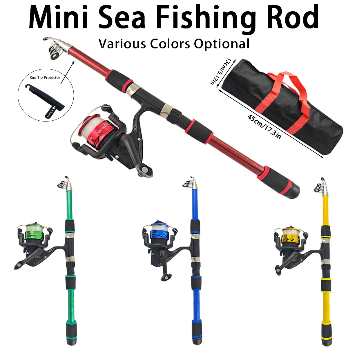 Mini Telescopic Sea Fishing Ro – Reel Bag recenzja i cena