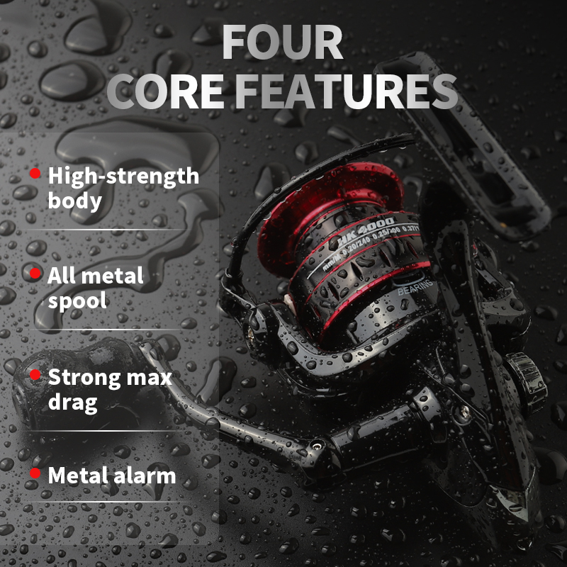 LINNHUE Fishing Reel 1000-7000 – Reel Spare Spool recenzja i cena