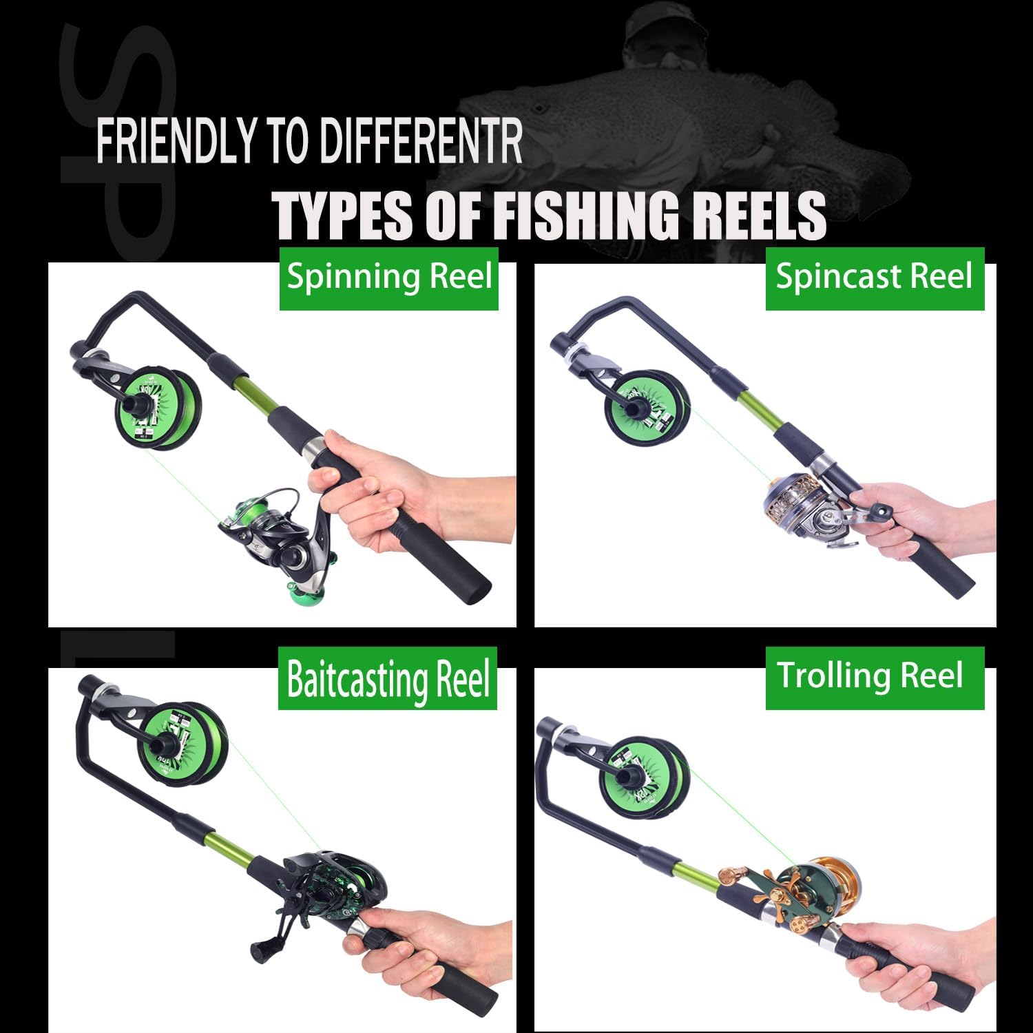 Fishing Line Spooler, Adjustab – Spinning Reel recenzja i cena