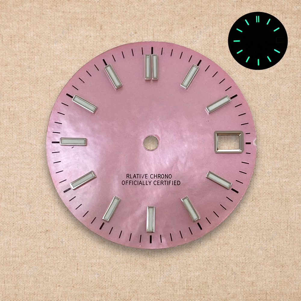 New 28.5mm S Logo NH35 Dial Lo – Reel Case recenzja i cena